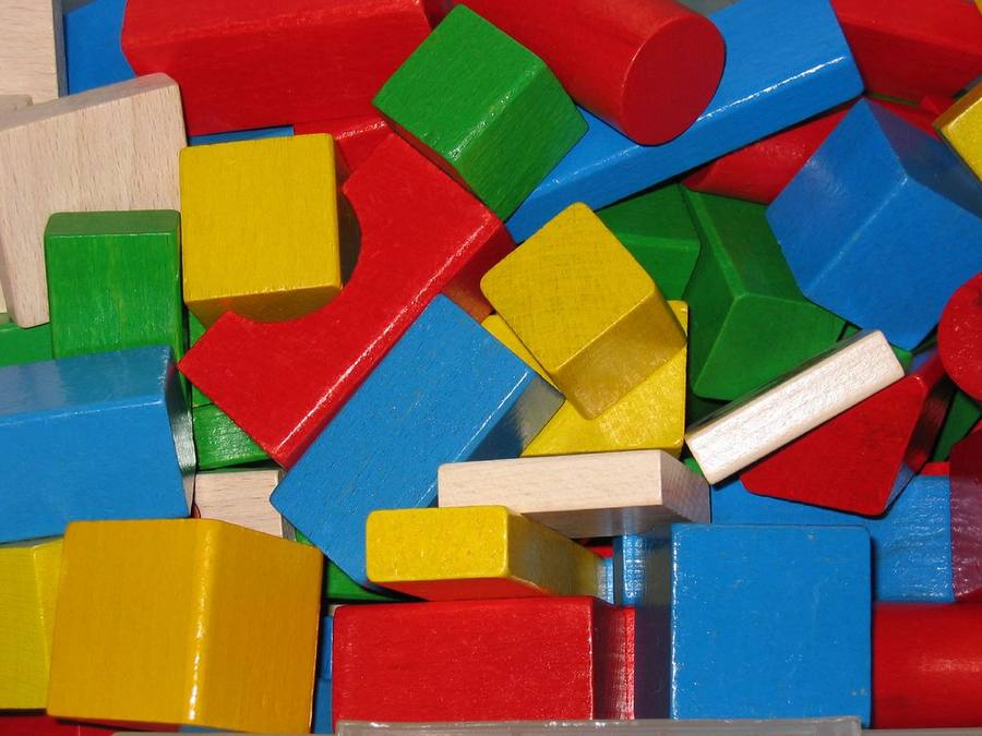 Bloques de construcción de colores